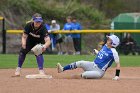 Softball vs Emerson  Wheaton College Softball vs Emerson College in game 2 of their doubleheader. - Photo by Keith Nordstrom : Wheaton, Softball